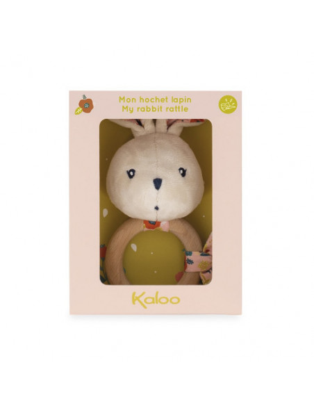 K'DOUX - HOCHET LAPIN COQUELICOT