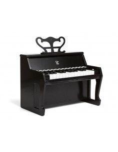 Piano avec apprentissage interactif noir