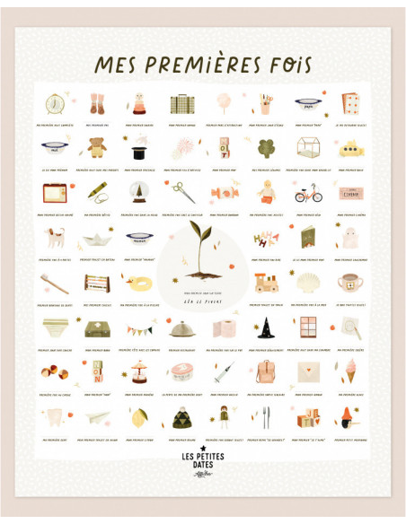 Affiche "mes premieres fois" - lea le pivert