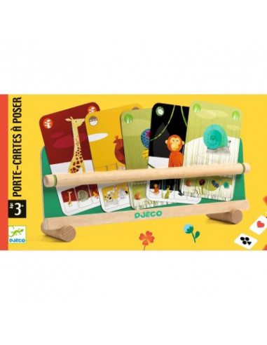 JEU DE CARTES - PORTE-CARTES A POSER - FSC WOOD 100%