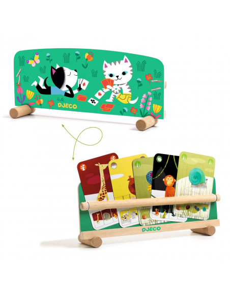JEU DE CARTES - PORTE-CARTES A POSER - FSC WOOD 100%