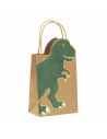 Sacs papier dino x 4