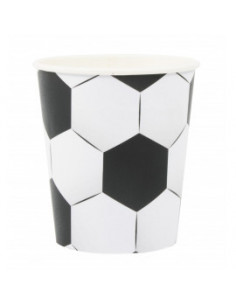 Gobelets football 200ml x 8