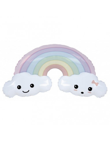 Ballon mylar kawai rainbow