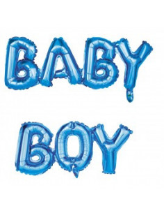 Ballon mylar lettres baby boy