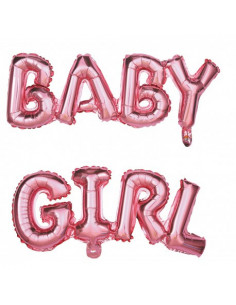 Ballon mylar lettres baby girl