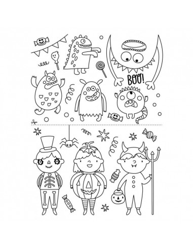 Dessiner sur les vitres  - monstres et sorcieres