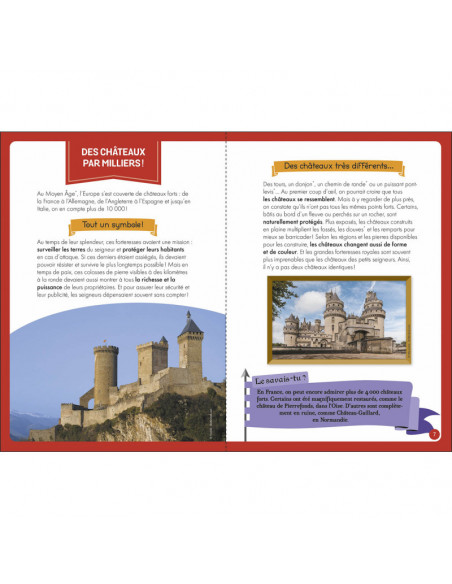 A la decouverte des chateaux forts