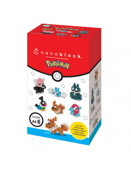 Nanoblock pokemon mininano - normal - gift box nanoblock