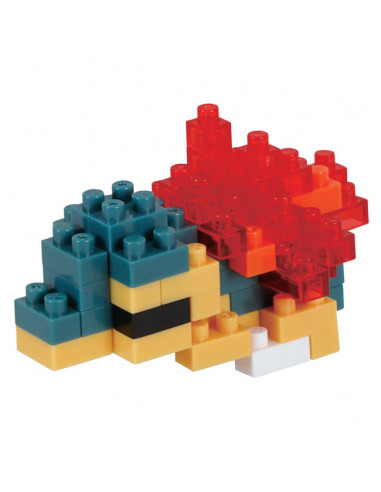 Nanoblock pokemon mininano - fire - gift box nanoblock
