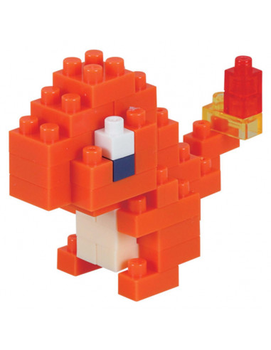 Nanoblock pokemon mininano - fire - gift box nanoblock