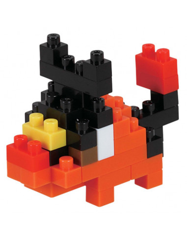 Nanoblock pokemon mininano - fire - gift box nanoblock