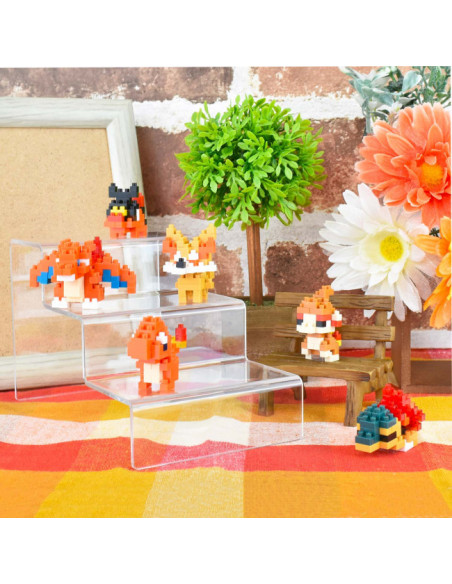 Nanoblock pokemon mininano - fire - gift box nanoblock