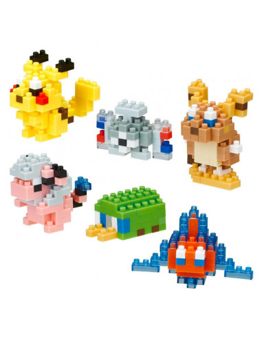 Nanoblock pokemon mininano - electric - gift box nanoblock