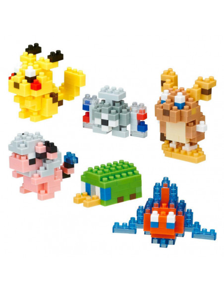 Nanoblock pokemon mininano - electric - gift box nanoblock