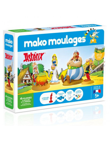 Mako moulages coffret "asterix et obelix" 4 moules