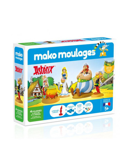 Mako moulages coffret "asterix et obelix" 4 moules