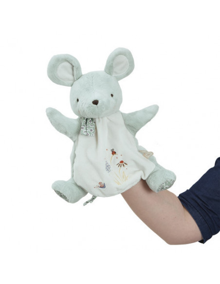 Petites chansons - doudou marionnette souris verte