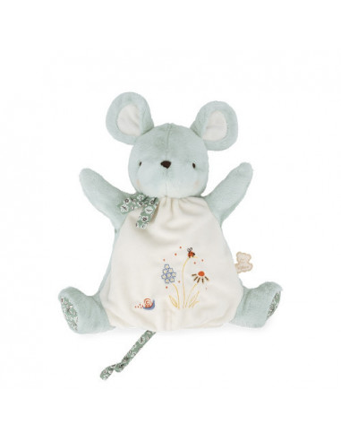 Petites chansons - doudou marionnette souris verte
