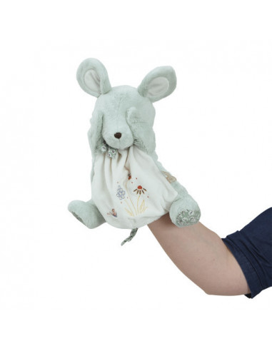 Petites chansons - doudou marionnette souris verte