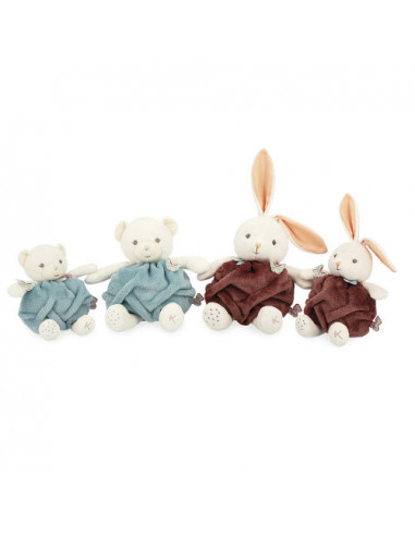 Peluche lapin plume bulle d'amour cannelle - 30 cm