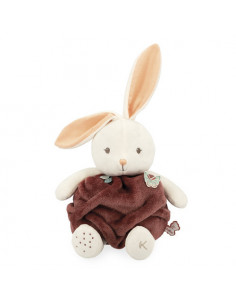 Peluche lapin plume bulle d'amour cannelle - 30 cm 2