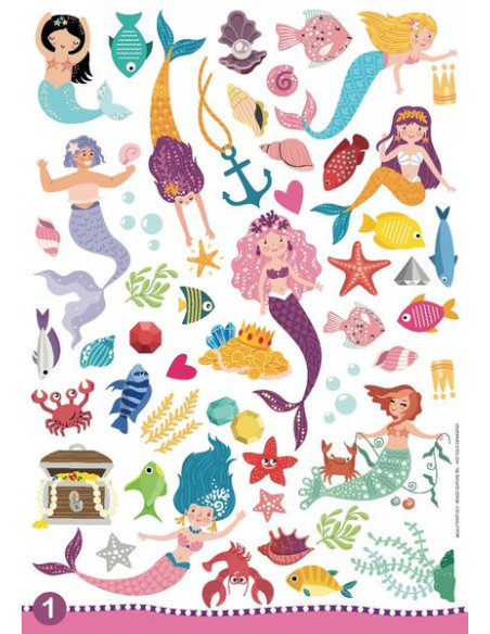 Arts and crafts - les sirenes