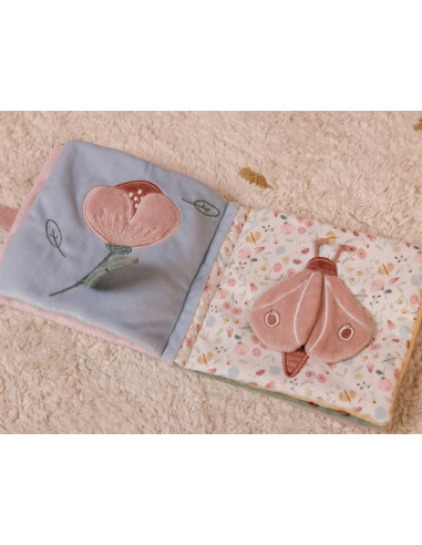 Livre d'activites tissu -flowers & butterflies