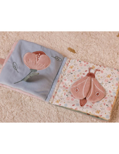Livre d'activites tissu -flowers & butterflies