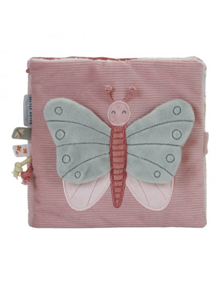 Livre d'activites tissu -flowers & butterflies