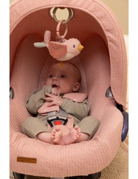 Peluche oiseau vibrante a suspendre - flowers & butterflies