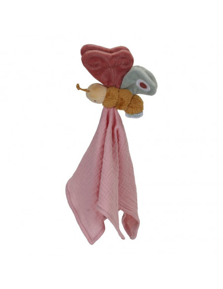 Coffret cadeau (peluche, doudou,hochet) - flowers & butterflies