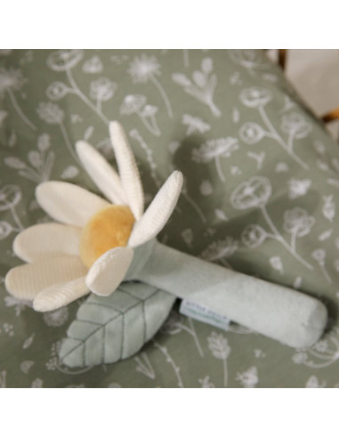 Hochet peluche fleur little dutch - little farm