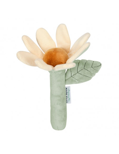 Hochet peluche fleur little dutch - little farm