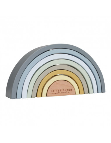 Arc en ciel en bois - blue - little dutch