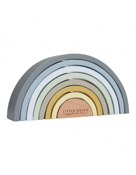 Arc en ciel en bois - blue - little dutch