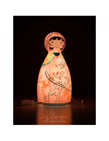 LAMPE MUSICALE - FILLE EGLANTINE