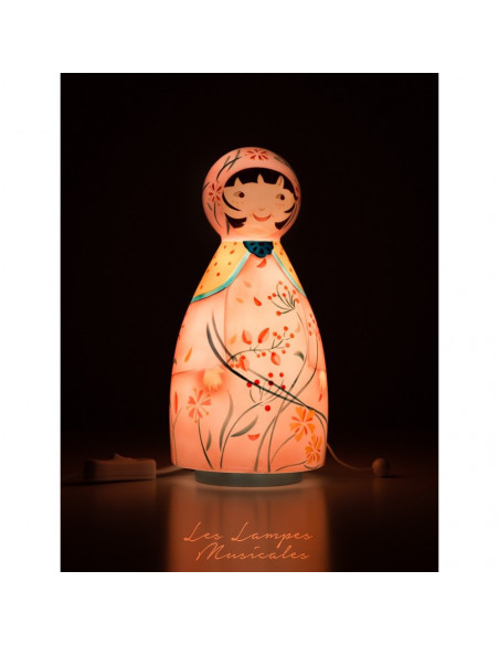 LAMPE MUSICALE - FILLE EGLANTINE