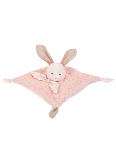 Doudou lapin rose 2