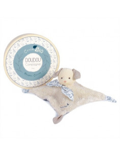 Doudou chien bleu