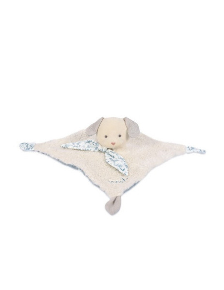 Doudou chien bleu