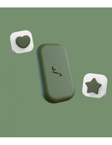 Money walkie - porte monnaie sans contact pop kaki