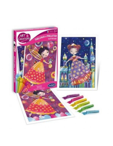 Art & Créations TABLEAUX A PAILLETER - PRINCESSES