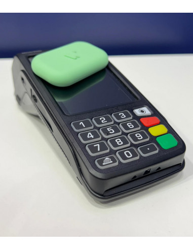 Money walkie - porte monnaie sans contact pop vert anis