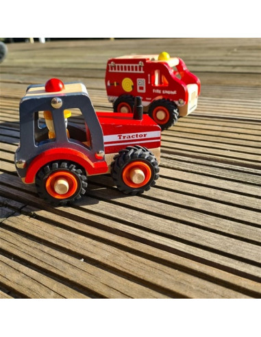 Tracteur en bois