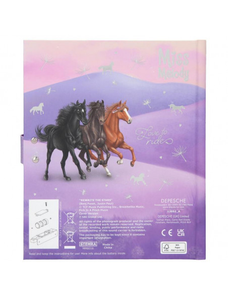 Miss melody journal intime sonore avec code