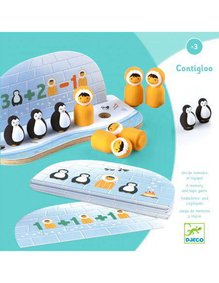 Jeu educatif bois - contigloo