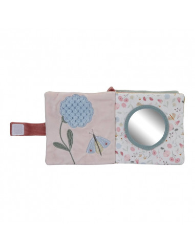 Livre d'activites tissu poussette - flowers & butterflies