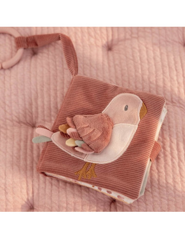 Livre d'activites tissu poussette - flowers & butterflies