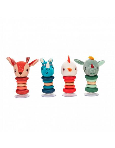 Marius le rhinoceros hochet swing a ventouse